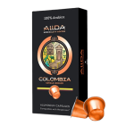 Кафе капсули ALLDA Specialty Coffee COLOMBIA 100% Арабика | Съвместими със система Nespresso, 10 бр.